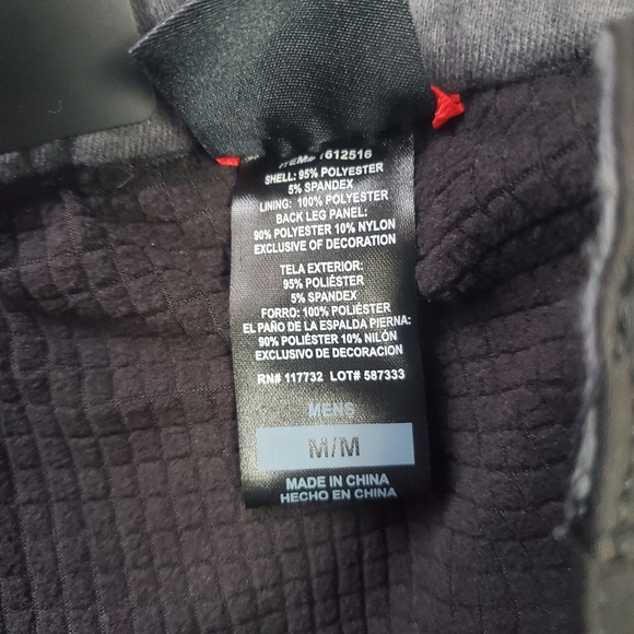 Men's Gerry Snow Snowboard Ski Fleece Lined Stretch Pants Black Size M NWT - Picture 10 of 14